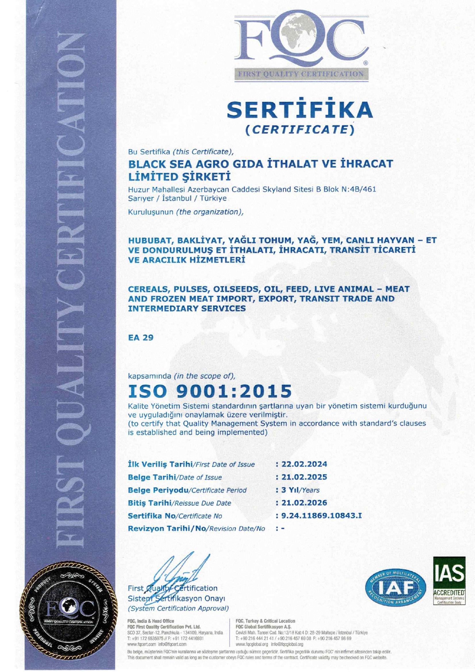 ISO 9001:2015